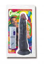 8 realistic dong with adjustable vibration, remote control a