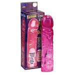 VACU LOCK 8 INCH PINK JELLY DONG
