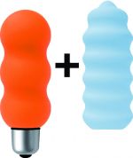 Joystick micro-set Gyro, Orange + Hellblau (orange + light b