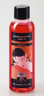 LUXURY BODY OIL - edible oil, luxury body oil - strawberry -