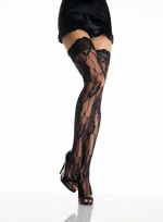 Roce Lace Thigh Highs Black O/S