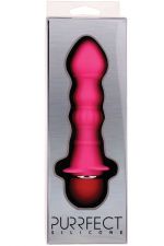 PURRFECT SILICONE ANAL VIBRATOR PINK