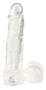 DONG W/SUCTION CUP CLEAR 8 INCH