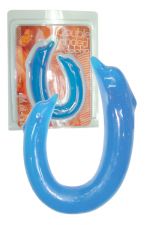 Double Ended Dolphin - Clear Blue