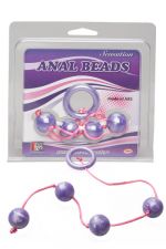Marble Collection Anal Beads Medium Pur