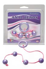 Marble Collection Anal Beads Small Purpl